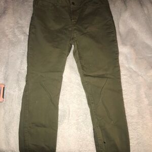 Womens Wax Brand Olive Green Pants